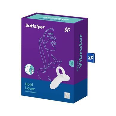 Вібратор на палець Satisfyer Bold Lover White, білий