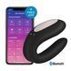 Смарт-вібратор для пар Satisfyer Double Joy Black, чорний