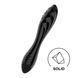 Двосторонній скляний дилдо Satisfyer Dazzling Crystal 1 чорний