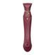 Смартвібратор 3в1 Zalo &mdash; Queen Set Wine Red, бордовий