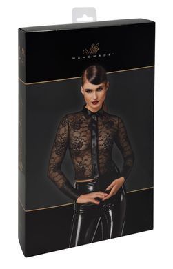 Блуза Noir Handmade F377 Noirelle Lace Button-up Shirt M