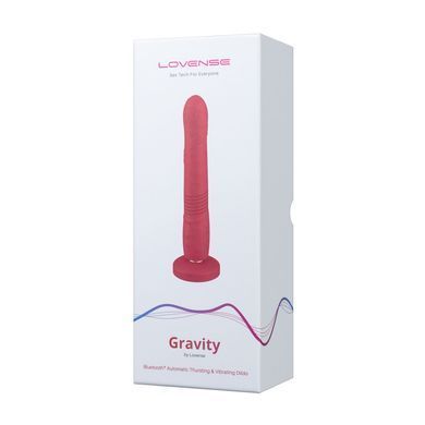 Смарт міні секс-машина Lovense Gravity  з поштовхами, червона