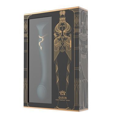 Смартвібратор 3в1 Zalo &mdash; Queen Set Jewel Green, зелений