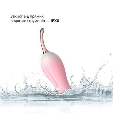 Ультразвуковой вибратор для клитора Otouch Bloom Ultrasonic Clitoris, розовый