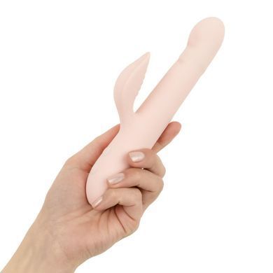 Вібратор-кролик Good Vibes Only - SHAI Thrusting Vibrator Soft Silicone - Pink, рожевий