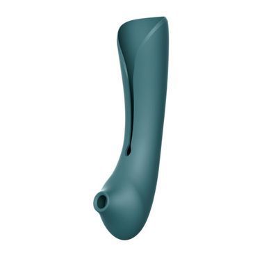 Смартвібратор 3в1 Zalo &mdash; Queen Set Jewel Green, зелений