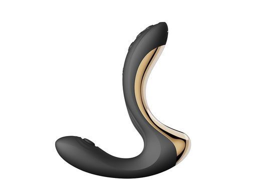 Вибратор-пульсатор с вакуумной насадкой Zalo &ndash; Talis G-Spot PulseWave Vibrator Obsidian черный