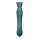 Смартвібратор 3в1 Zalo &mdash; Queen Set Jewel Green, зелений