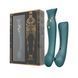 Смартвібратор 3в1 Zalo &mdash; Queen Set Jewel Green, зелений