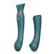 Смартвібратор 3в1 Zalo &mdash; Queen Set Jewel Green, зелений