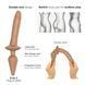 Анальна пробка з дилдо 2в1 Strap-On-Me SWITCH PLUG-IN REALISTIC DILDO Caramel S