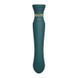 Смартвібратор 3в1 Zalo &mdash; Queen Set Jewel Green, зелений