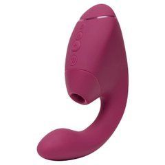 Подвійний вакуумний кліторальний стимулятор з вібрацією Womanizer Next Duo - Dusky Pink, рожевий