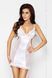 Сорочка приталенная с чашечками WILMA CHEMISE white XXL/XXXL - Passion, трусики