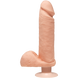 Фаллоимитатор Doc Johnson The D - Perfect D - Vibrating 8 Inch With Balls - ULTRASKYN