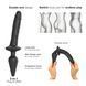 Анальна пробка з дилдо 2в1 Strap-On-Me SWITCH PLUG-IN REALISTIC DILDO Black L