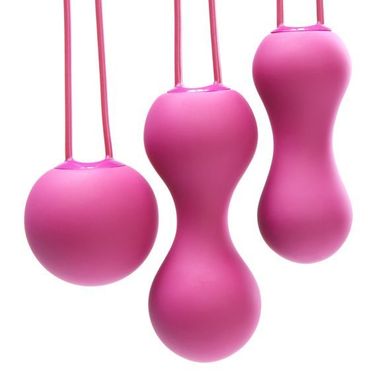 Набір вагінальних кульок Je Joue - Ami Fuchsia, діаметр 3,8-3,3-2,7 см, вага 54-71-100гр