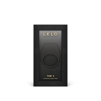 Эрекционное кольцо с вибрацией LELO Tor 3 Black, черное
