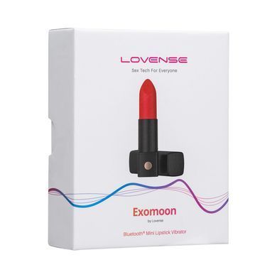 Вібратор-помада Lovense Exomoon, червона