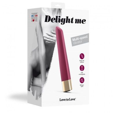 Потужний мінівібратор Love To Love Delight Me Prune, рожевий