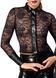 Блуза Noir Handmade F377 Noirelle Lace Button-up Shirt XL