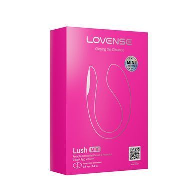 Мини смарт-виброяйцо Lovense Lush Mini, розовое