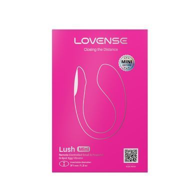 Мини смарт-виброяйцо Lovense Lush Mini, розовое