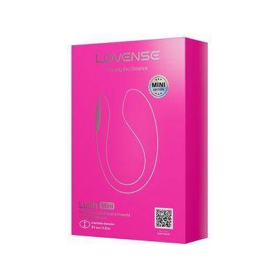 Мини смарт-виброяйцо Lovense Lush Mini, розовое