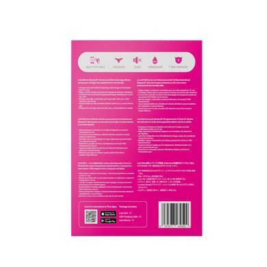 Мини смарт-виброяйцо Lovense Lush Mini, розовое