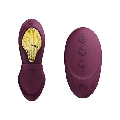 Смарт-вібратор у трусики Zalo - AYA Velvet Purple, фіолетовий