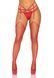 Пояс для панчіх Leg Avenue Rhinestone garterbelt Red One Size