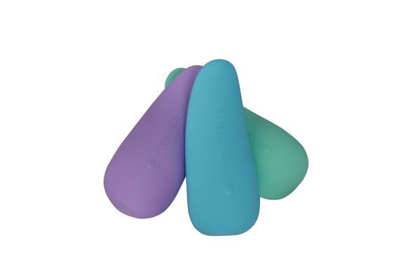Вібратор-язичок FairyGasm ThrillLeaf blue, блакитний