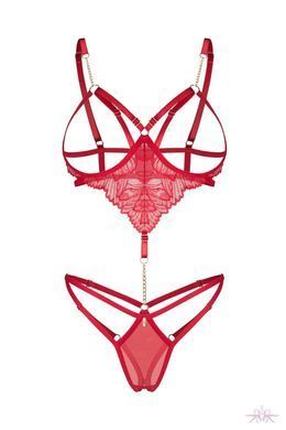 Боди Obsessive Matildea crotchless teddy L/XL