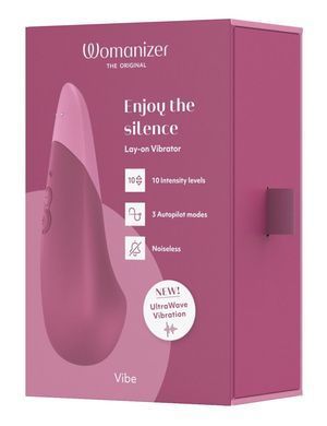Минивибратор Womanizer Vibe Dusky Pink, розовый