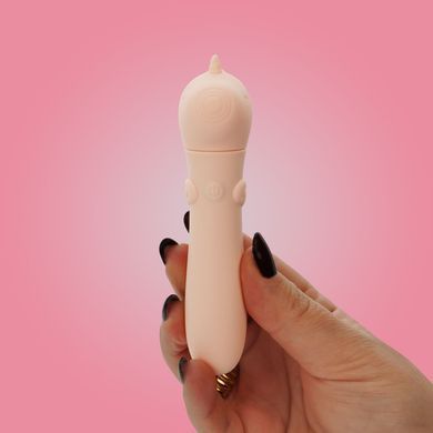 Вибратор-единорожка Unihorn USB Bullet &ndash; Heart Throb, розовый