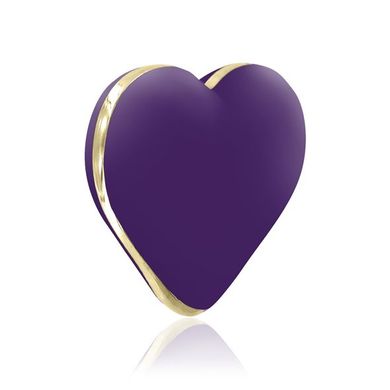 Вібратор-серце Rianne S: Heart Vibe Purple, 10 режимів роботи, медичний силікон
