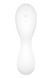 Вакуумный смарт-стимулятор с вибрацией Satisfyer Curvy Trinity 5 (White), управление со смартфона