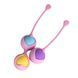 Вагинальные шарики Wooomy Love Pearls, мультицветные