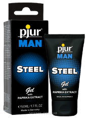 Гель для пеніса стимулювальний pjur MAN Steel Gel 50 ml з екстрактом паприки та ментолом
