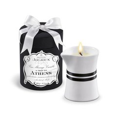 Масажна свічка Petits Joujoux - Athens - Musk and Patchouli (190 г) розкішна упаковка