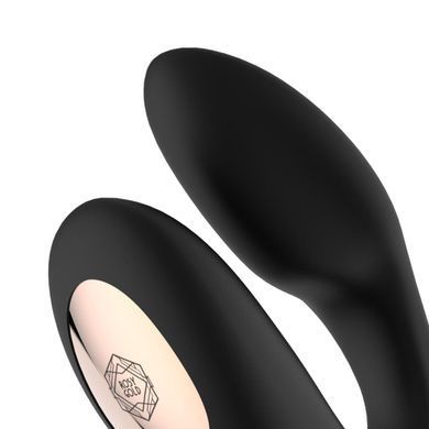 Вібратор для пар Rosy Gold - Remote Control Couple Vibrator, чорний