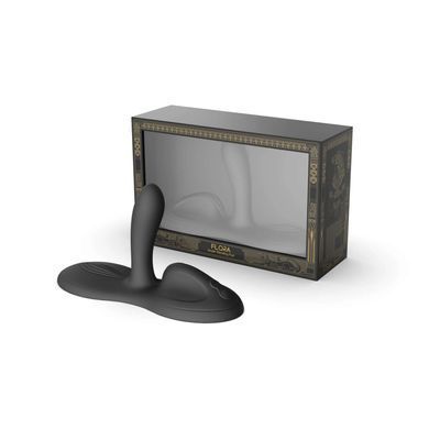 Sit-on-top смарт-вібратор Zalo &ndash; Flora Smart Vibrating Pad Obsidian Black, чорний