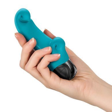 Вібратор-кролик Fun Factory OCEAN Aquamarine, бірюзовий