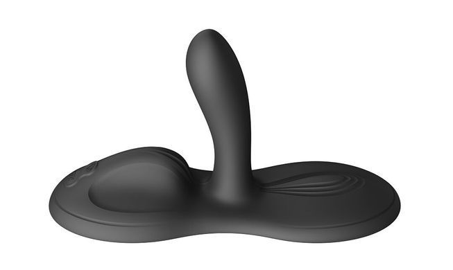 Sit-on-top смарт-вібратор Zalo &ndash; Flora Smart Vibrating Pad Obsidian Black, чорний