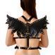 Женская портупея Art of Sex - Wings черная L-2XL, экокожа