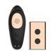 Вібратор для пар Rosy Gold - Remote Control Couple Vibrator, чорний