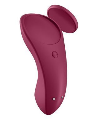 Смарт-вибратор в трусики Satisfyer Sexy Secret, бордовый