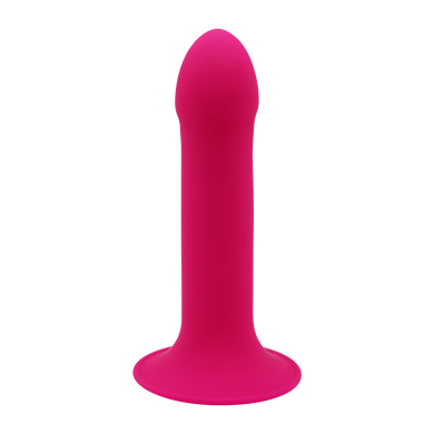Ділдо з присоскою Adrien Lastic Hitsens 2 Pink, відмінно для страпона, макс діаметр 4 см, довжина 16,7 см