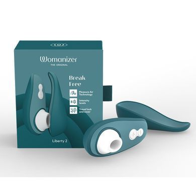 Вакуумный клиторальный стимулятор Womanizer Liberty 2 , Зеленый