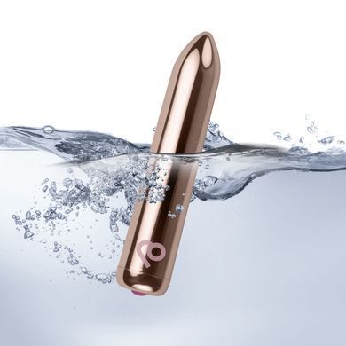 Віброкуля Rocks Off Bullet Golden Rose 16 Settings, золота